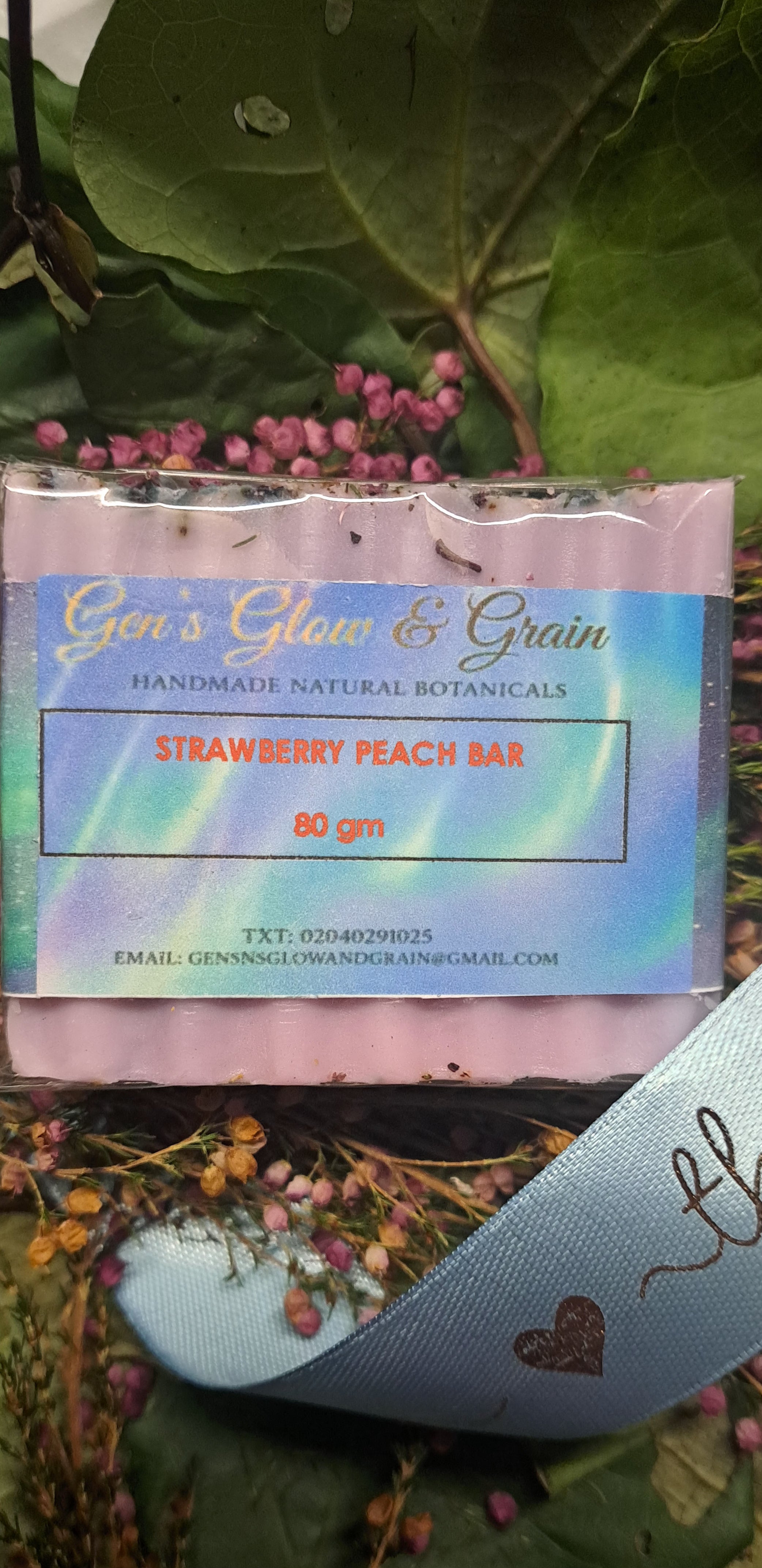 Strawberry Peach Bar 80 gm