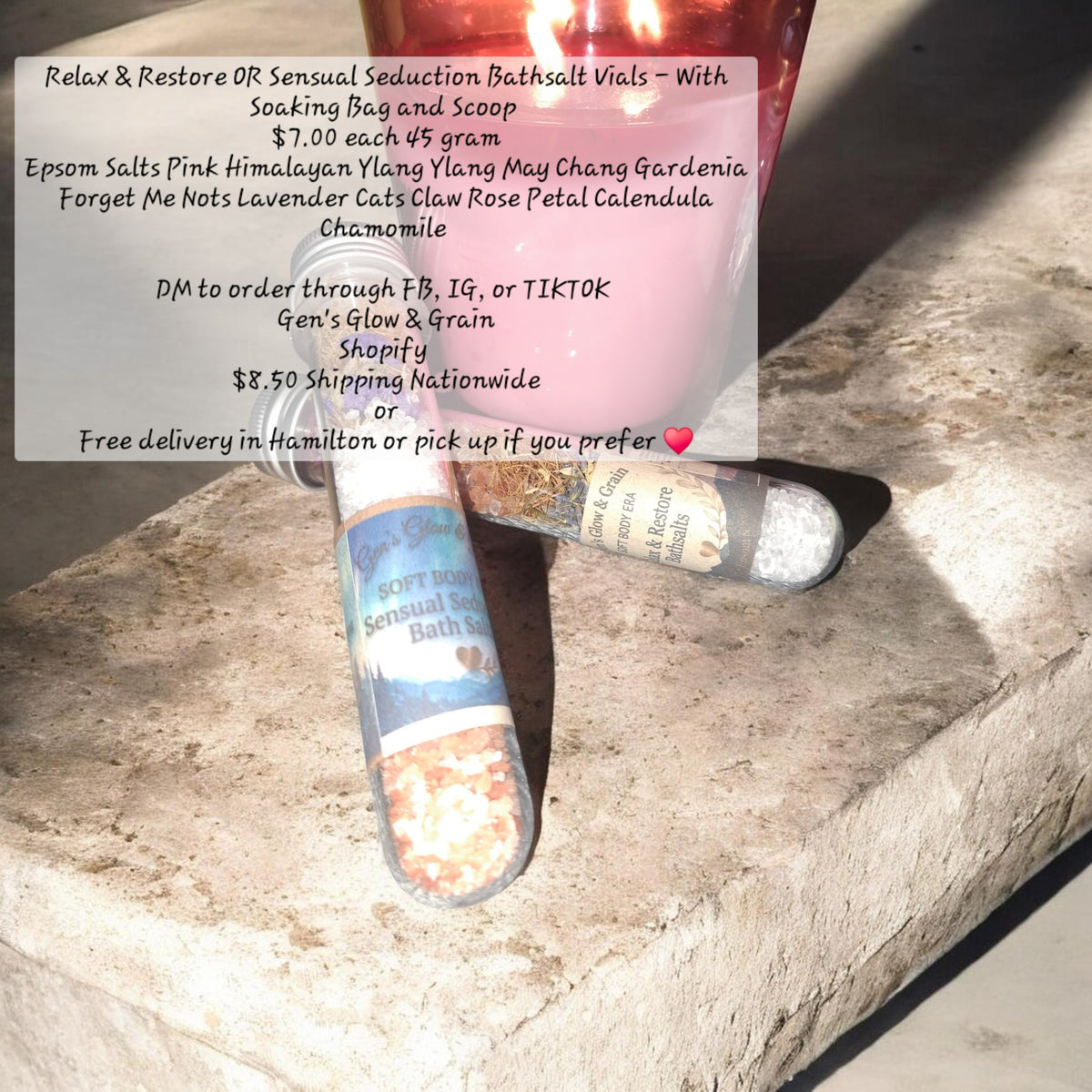Relax & Restore Natural Bathsalts